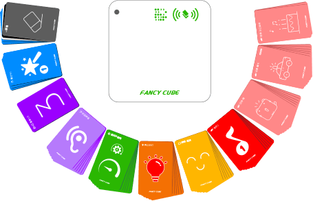 使用主控器 （刷卡），用物理卡片对智能作品进行编程